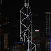 Bank of China building at night