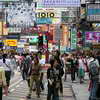 Crowds at Mong Kok, Kowloon
