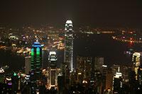 View on Hong Kong Island from the Peak