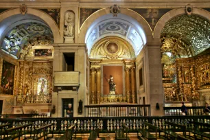 Side chapels of the Sao Roque church in Lisbon