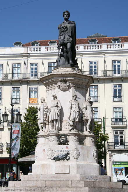 Luis de Camoes monument Luis de Camoes monument