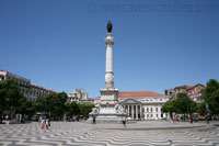 Monument à Pedro IV sur la place Rossio