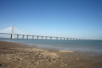 The Ponte Vasco da Gama seen from the Nations' Park