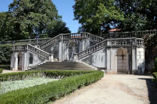 Baroque Staircase in the Botanical Garden of Ajuda, Lisbon
