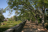 Upper level of the Ajuda Botanical Garden in Lisbon