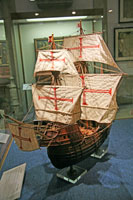 Schaalmodel van de Sao Gabriel, Museu de Marinha