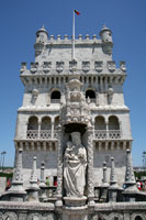 Statue de Marie, Tour de Belém, Lisbonne