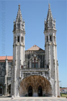 De ingang van het Museu de Marinha, Belem
