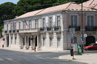 Le bâtiment du Musée national des Carrosses à Lisbonen