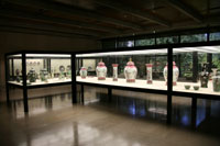 Chinees porcelein in het Gulbenkian Museum in Lissabon