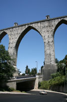 L'une des arches de l'aqueduc des Eaux Libres à Lisbonne