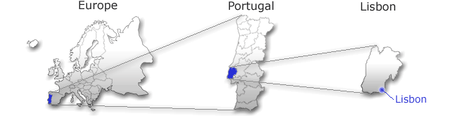 Location of Lisbon
