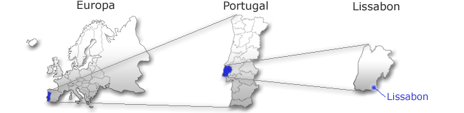 Ligging Lissabon