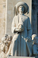 Henri le Navigateur sur le Monument aux Découvertes à Lisbonne