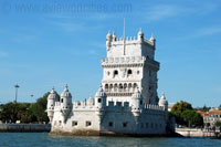La Tour de Belém vue depuis le Tage