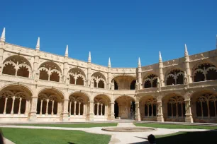 Cloister of the Hieronymites Monastery in Lisbon