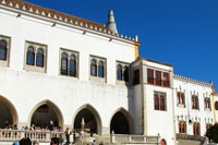 Entrée principale du palais national de Sintra