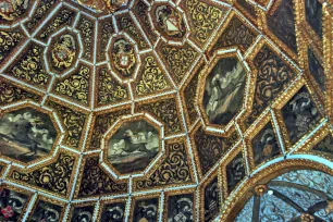 Ceiling of the Coats-of-Arms room in the National Palace in Sintra