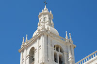 Spire of the bell tower of the Sao Vicente de Fora