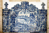 Azulejo in the Sao Vicente de Fora