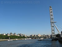 Side view of the London Eye