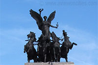 Quadriga au somme de l'Arc de Wellington à Londres