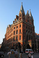 La gare de St. Pancras à Londres