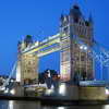 Twilight view of the Tower Bridge