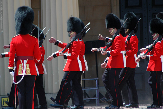 Change of the guards, London