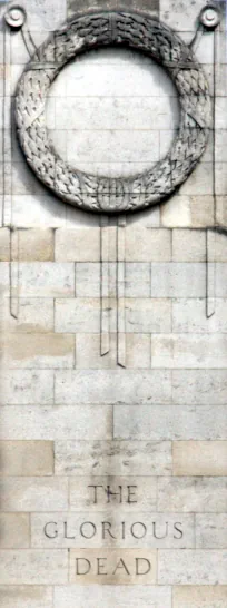 Detail of the Cenotaph in London
