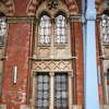 Neo-gothic window in St. Pancras Station