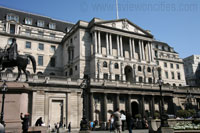 Bank of England, de City, Londen