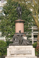 Memorial to Colin Campbell at Waterloo Place in London