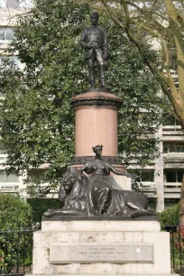 Memorial to Colin Campbell at Waterloo Place in London
