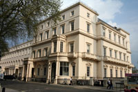 Carlton House Terrace at Waterloo Place in London