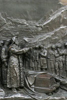 Relief of the burial of John Franklin at Waterloo Place in London