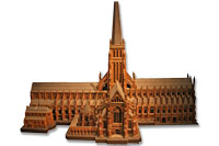Maquette de
l'ancienne Cathédrale St. Paul