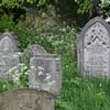 Tombstones in Brompton Cemetery