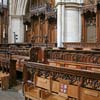 Choir stalls in the Southwark Cathedral