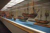 Scheepsmodellen in het National Maritime Museum