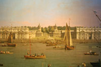 Gemälde des Royal Naval Hospital in Greenwich