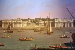 Painting of the Old Royal Naval Hospital in Greenwich