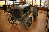 Old tractor at the Science Museum in London