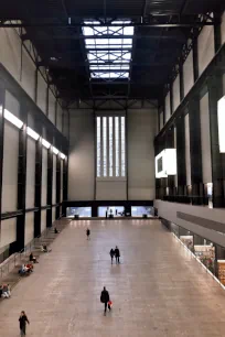 Interior of the Tate Modern in London