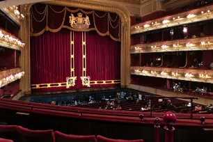 Interior of the Royal Opera House in London