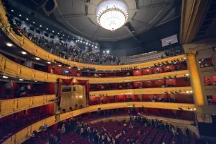 Interior of the Teatro Real in Madrid