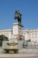 Monument to king Philip IV, Plaza de Oriente, Madrid