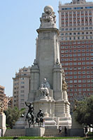 Monument to Miguel de
Cervantes, Plaza de Espana