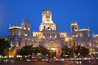 The City Hall at night