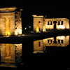 Templo de Debod at night
